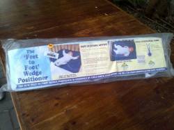 Bargain Brand New "the Feet To Foot Wedger Positioner"