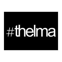 Idakoos Hashtag Thelma Bold Text Sticker Pack X4 6"X4