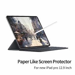 New Cloudking Ipad Pro 12.9 Screen Protector Paper-like anti Glare anti Fingerprint apple Pencil Compatible scratch Resistant paper Texture Compatible With Ipad Pro 3RD Generation 12.9 Inch 2018