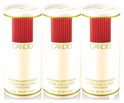 Avon Candid Shimmering Body Powder Talc 1.4 Oz Each Lot Of 3