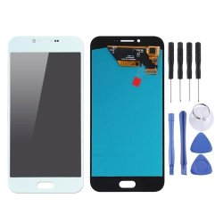 Silulo Online Store Lcd Screen And Digitizer Full Assembly Oled Material For Galaxy A8 2016 A810F DS A810YZ White