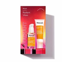 Murad Radiant Vibes Best-selling Rapid Age Spot Pigment Lightening Serum + Essential-c Day Moisture Spf 30 2-PIECE Set