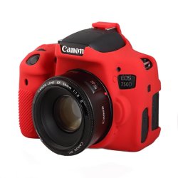 - Canon 750D Dslr - Pro Silicone Case - Red ECC750DR