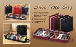 Clearence Shoe Tote Bag For 6 Pairs Of Shoes