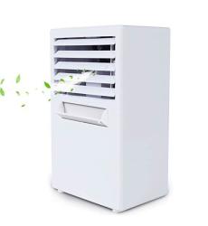 Syxysm Air-conditioning Fan MINI Air Cooler Refrigeration Small Air Conditioner Spray Fan Student Dorm Room Office Electric Fan MINI Fan Color : Whit