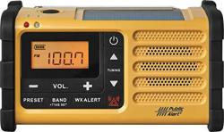Sangean MMR-88 Am fm weather+alert Emergency Radio. Solar hand Crank usb flashlight Siren Smartphone Charger