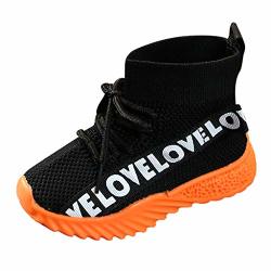 New In Respctfu Boy And Girls Knitted Socks Sneakers Comfortable Lightweight Breathable Sneakers Black