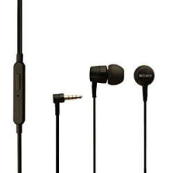Original Sony Mobile Headset MH-750 Black For Sony Xperia Ion In-ear Headphones Stereo In-ear E