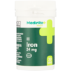 Iron Supplements Tablets 24MG 30 Pack