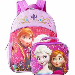 Disney Frozen Backpack For Girls Kids Deluxe 16 Inch Frozen Backpack With Lunch Bag Frozen School Supplies