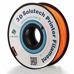 3D Solutech Real Orange 3D Printer Pla Filament 1.75MM Filament Dimensional Accuracy + - 0.03 Mm 2.2 Lbs 1.0KG