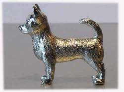 Silver Plated Dog Model -chihuahua Smooth Hair