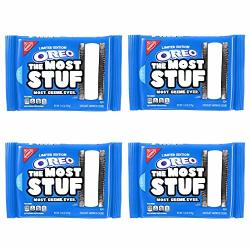Oreo The Most Stuf Cookies - Pack Of 4 Bags - Limited Edition Extra Thick Sandwich Oreo Cookies The Most Stuf 4 Bags