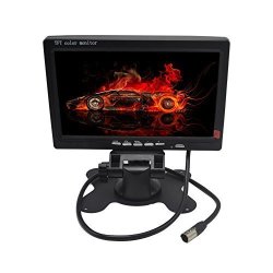 Padarsey 7 Inches Tft Color Lcd Car Rear View Camera Monitor Support Rotating The Screen And 2 Av Inputs 7 Inch Lcd Monitor
