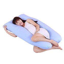 Lznlink New Maternity Pregnancy Boyfriend Arm Body Sleeping Pillow Case Covers Sleep U Shape Cushion Cover