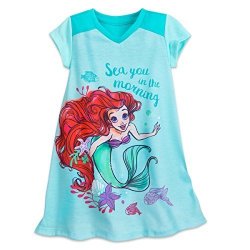 ARIEL Disney Nightshirt For Girls Size 7 8