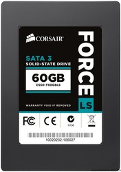 Corsair Cssd F60GBLS 60GB Force Ls Series 2.5-INCH SATA6G SSD