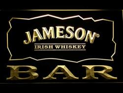 Morganneon Jameson Irish Whisky Bar 12" X 8" LED Neon Light Sign Yellow
