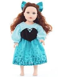 Little Adventures Matching Princess Dress Up Costume For Dolls Multiple Princess Styles Available Mermaid Day Dress