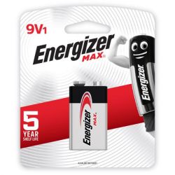 Energizer - Max 9V - 1 Pack - 5 Pack