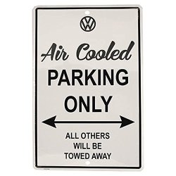Air Cooled Vw Parking Only Garage Sign