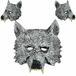 Chirpa Halloween Scary Mask Halloween Wolf Head Mask For The Masquerade Party Dress Costume
