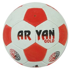 Sun Fly Aryan Gold White 2 Ply Soccer Training Ball Football 32 Panel - NO-4 SNF-FB2A-3