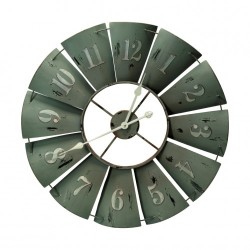 Windmill Iron Wall Clock