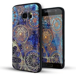 Samsung Galaxy S7 Case Lizimandu Tpu Case For Samsung Galaxy S7 Blue Flower