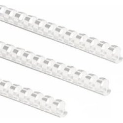 Fellowes Plastic Binding Combs A4 19MM Pack Of 100 White