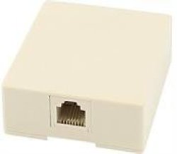 Netix RJ11 Surface Mount Box Single Retail Box No Warrantyproduct Overviewgive Your Wiring Installation A Finished Look With These RJ11 Surface Single Mount