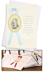 Baptism - Ambrosiana Venezia Baptism Card And Envelope - Baby Boy