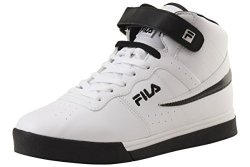 FILA Men's Vulc 13 Mid Plus Fashion Sneakers White Microsuede Rubber 9 M