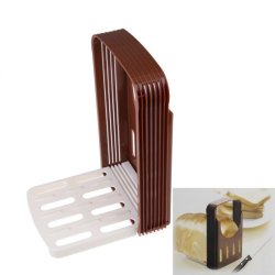 8 Inch Practical Abs Bread Cutter Loaf Toast Slicer Cutting Slicing Guide Pastry Delaminator