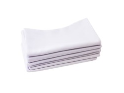 Pure Cotton Napkins Set Of 6 White