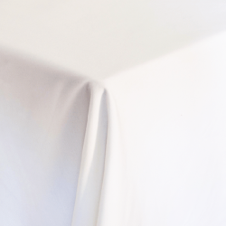 DSA Table Linen Basic White 180cm Round Tablecloth