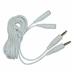 Lovinstar 2M 6.6FT 3.5MM Extension Cable Headset Cord For Steelseries Siberia V2 Gaming Headphone White