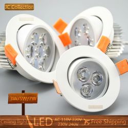 1x Dimmable Dimmer Led Ceiling Light Spotlight - Natural White 4500k 6pcs 3w Dimmable