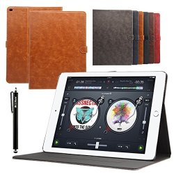 Aiceda Apple Ipad Pro 12.9 Inch Case Extra Card Slot Wallet Case Pu Leather Tpu Casing Phone Case Drop Protection Cover Apple Ipad Pro