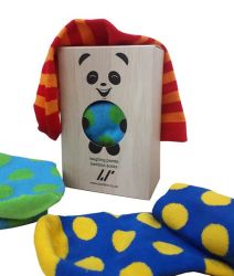 Laughing Panda Bamboo Socks 3 Pair Box Set