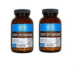 Global Healing Center Oxy-powder Colon Cleanse Detox - Oxygen Based Safe & Natural Intestinal Cleanser - Relief From Occasional Constipation 120 Capsules 2 Pack
