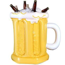 Juvale Inflatable Beer Mug Cooler For Parties 23 X 19 Inches