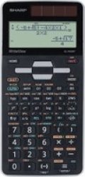 Sharp EL-W506T-BGY Black Scientific Calculator - 640 Functions