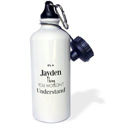 Moson Sports Water Bottle Gift For Kids Girl Boy Brooklynmeme Names Its A Jayden Thing Stainless Steel Water Bottle For School Office Travel 21OZ