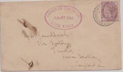 Anglo Boer War Canadian Contingent Cover Addressed To Nova Scotia