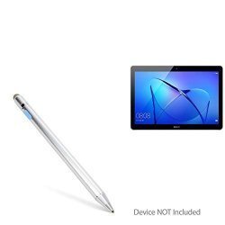 Boxwave Huawei Mediapad T3 10 Stylus Pen Accupoint Active Stylus Electronic Stylus With Ultra Fine Tip For Huawei Mediapad T3 10 - Metallic Silver