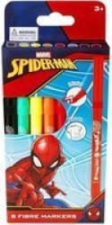 Spiderman Fibre-tip Markers Pack Of 8