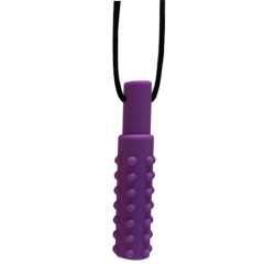 Sensory Chewable Necklace Pendant - Purple