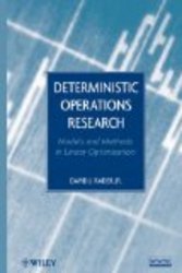 Deterministic Operations Research: Models and Methods in Linear Optimization