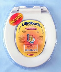Hogue, Inc. Ultratouch Heated Toilet Seat - Biscuit - Round Bowl